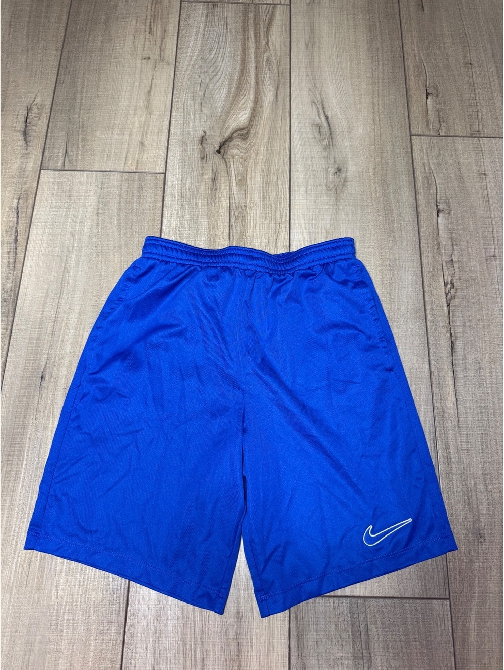 Nike Youth Large Dri-FIT Basketball Shorts Royal Blue Swoosh Athletic